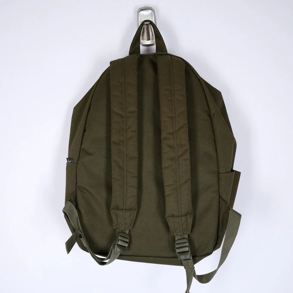 Herschel Supply Co Heritage Backpack Olive Green Canvas Laptop Sleeve Bag